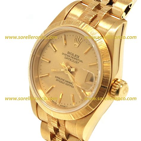 rolex datejust donna oro usato|orologi vintage usati.